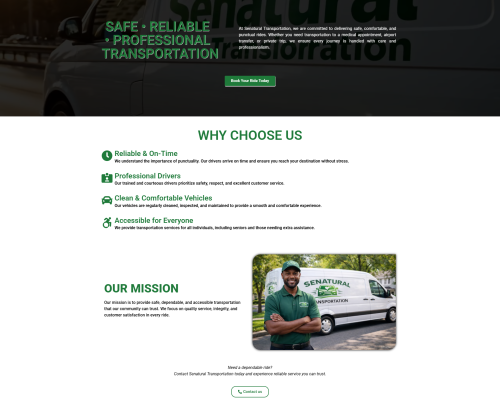 senatural site page